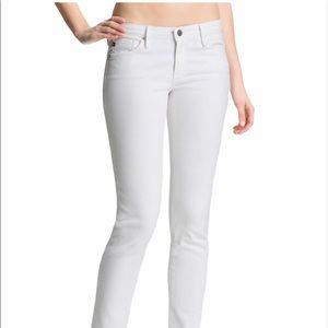 AG The Stilt Cigarette Jeans in White